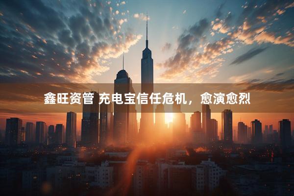 鑫旺资管 充电宝信任危机，愈演愈烈